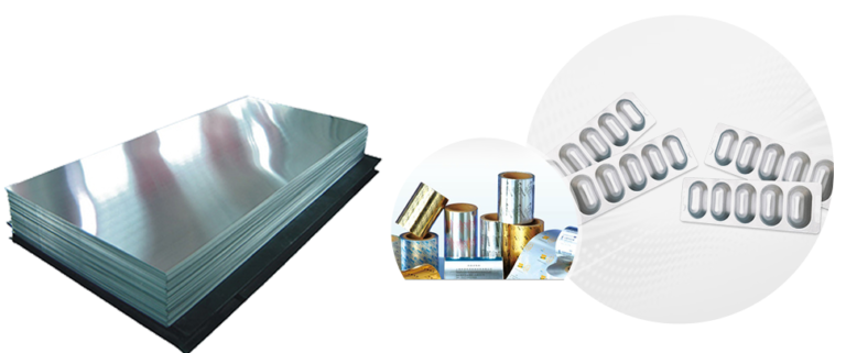 sheet aluminum display